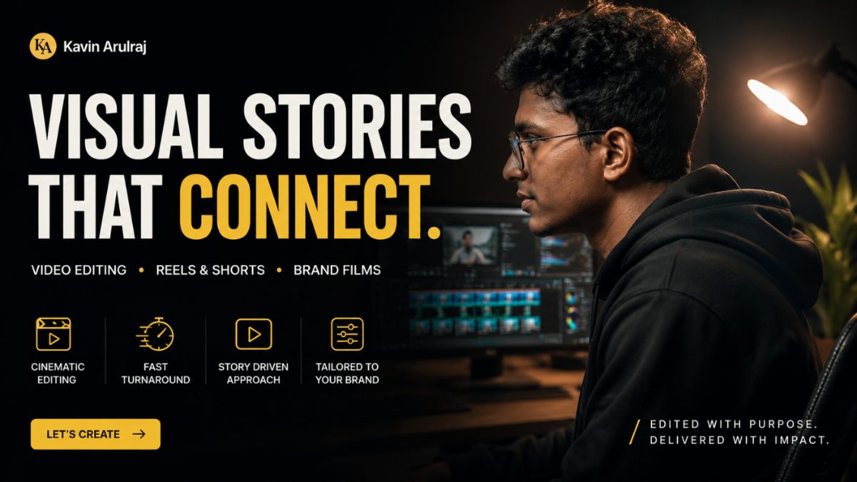Video editing work — cinematic editing, reels, shorts and brand films