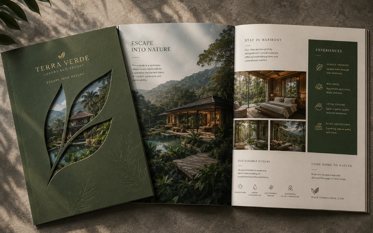 company profile spread