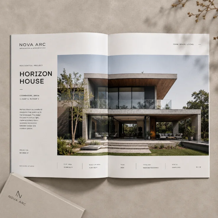 brochure spread